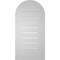 Ekena Millwork Round Top Surface Mount PVC Gable Vent: Functional, w/ 3-1/2"W x 1"P Standard Frame, 16"W x 32"H GVPRT16X3201SF - alternate 5